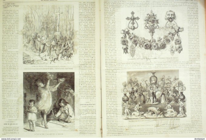 Le Monde illustré 1863 n°350 Palestine Béthléem Pologne Ostrostenka Lomsa