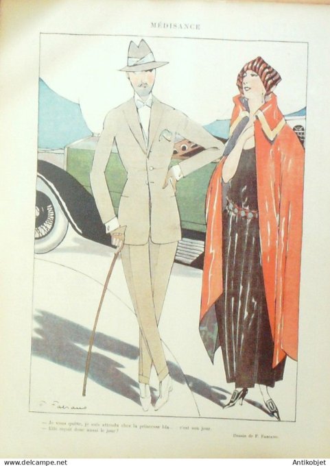 Le Rire 1923-01-27 # 208 Journal humoristique Ed.Originale La Ruhr