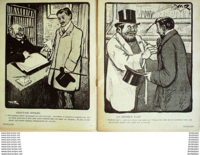 L'Assiette au beurre 1906 # 264 Les maitres chanteurs Radiguet