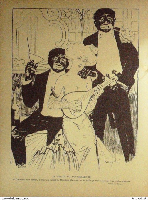 Le Rire 1901-10-12 # 362 Journal humoristique Ed.Originale Fille du Conservatoire