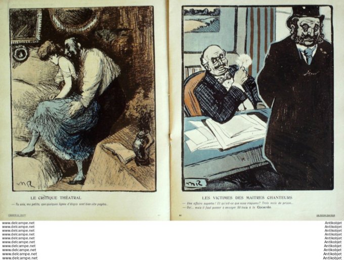 L'Assiette au beurre 1906 # 264 Les maitres chanteurs Radiguet