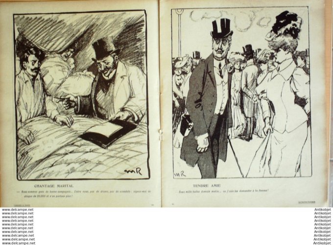 L'Assiette au beurre 1906 # 264 Les maitres chanteurs Radiguet