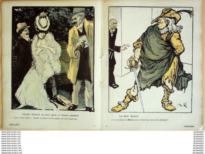 L'Assiette au beurre 1906 # 264 Les maitres chanteurs Radiguet