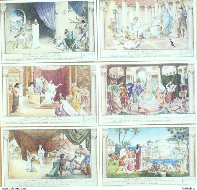 Chromo Liebig Sang 1523 Belgique La Flandre Occidentale (1951)