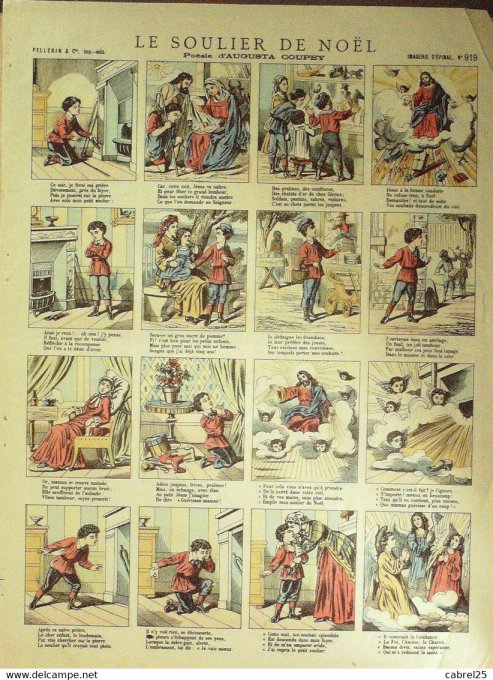 Le Soulier  de Noel (Pellerin d'epinal)