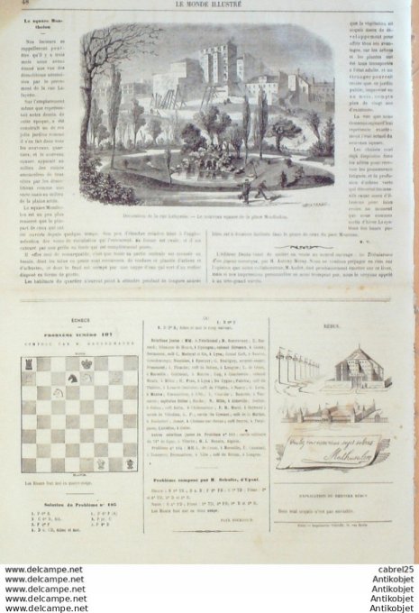 Le Monde illustré 1864 n°353 Kiel Canal St Martin Japon Tandoucvk Ile De Java
