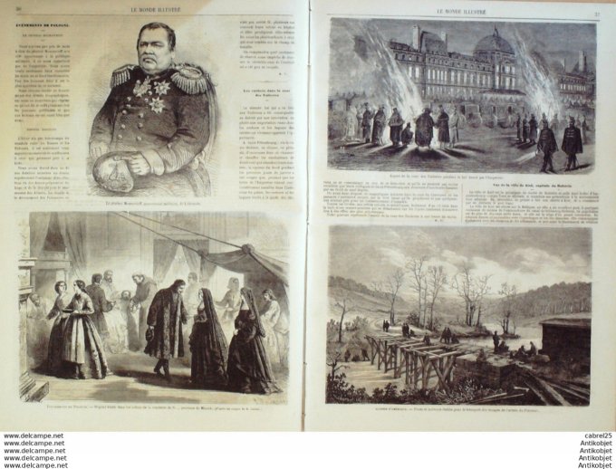 Le Monde illustré 1864 n°353 Kiel Canal St Martin Japon Tandoucvk Ile De Java