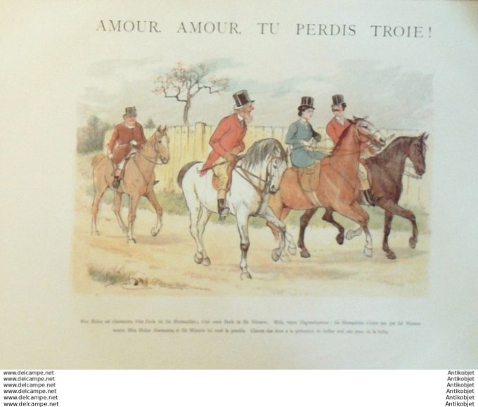 Galdecott scenes humoristiques 1882