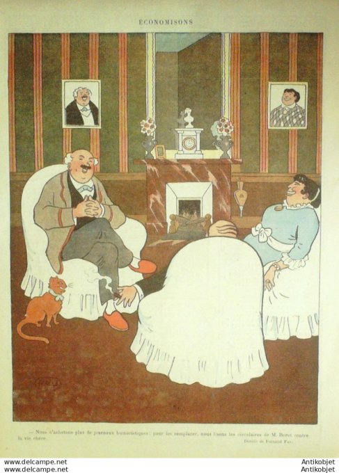 Le Rire 1919-03-22 #   12 Journal humoristique Ed.Originale Cabotinville