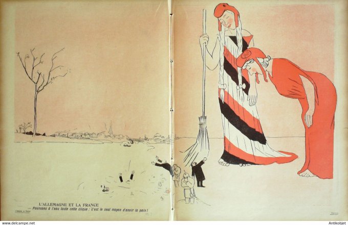 L'Assiette au beurre 1906 # 252 Algésiras Camara Iribe