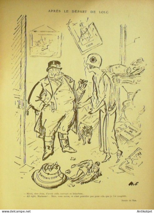 Le Rire 1922-11- 4 # 196 Journal humoristique Ed.Originale Depart de Lolc