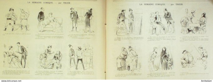 La Caricature 1885 #273 Tonkin Draner Gino De Neuville par Luque Cirque Menier Job