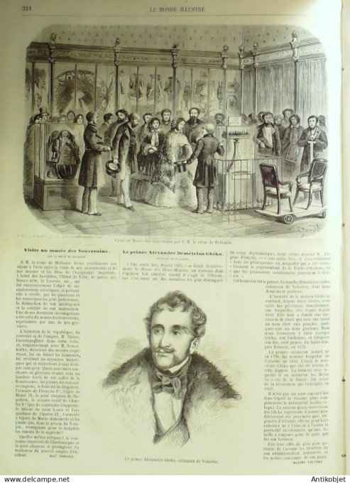 Le Monde illustré 1858 n° 58 Havre (76) Avignon (84) Bonifacio (20) Veldès en Carniole Dôle (39)
