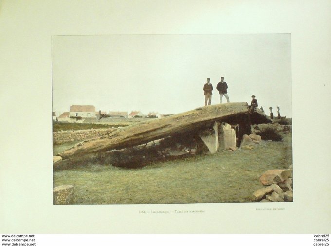 France (56) LOCMARIAQUE Table des marchands