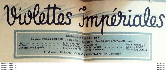 Mon Film 431 54-11-24 La Castiglione Yvonne de Carlo Paul Meurisse