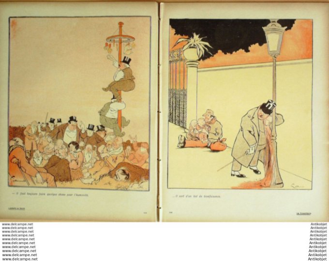 L'Assiette au beurre 1906 # 280 Les Humanitaires Gallo Armand