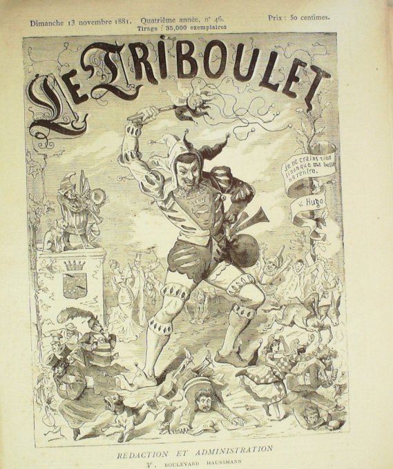 Le Triboulet 1881 n°46 GIRERD GRELOT BLASS THIRION MAUTAUBAN