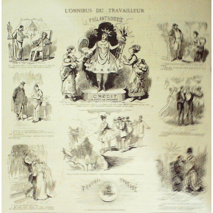 L'ECLIPSE-1868/46-Mle FARHUEIL (OPERA MISS MULTON-André GILL