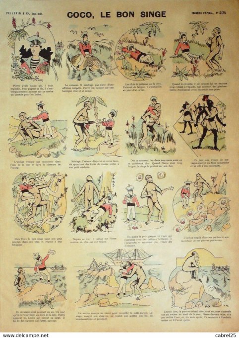 Coco, Le Bon Singe (Pellerin d'epinal)