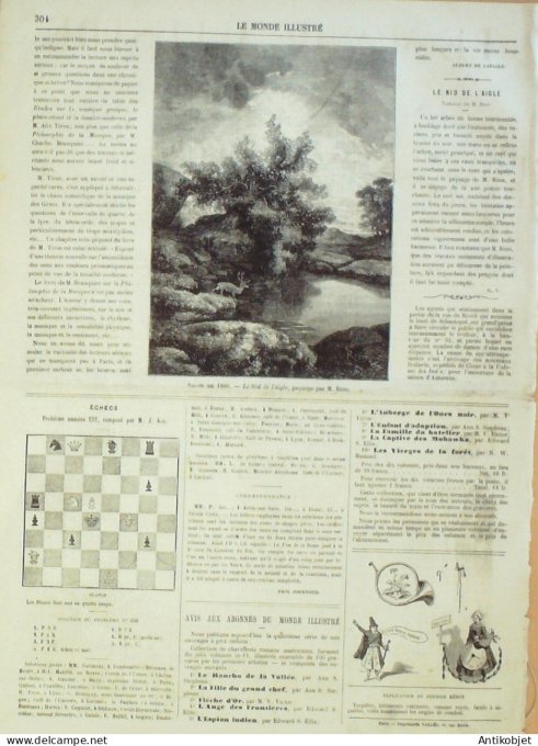 Le Monde illustré 1866 n°499 Italie Venise St-Marc Passage des Patriarches St-Emilion (33)