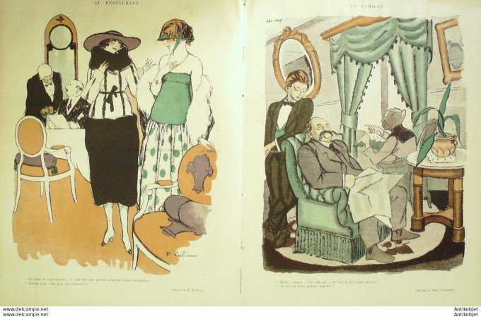 Le Rire 1919-05-21 #  21 Journal humoristique Ed.Originale Le Testament