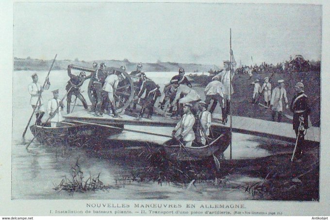 Soleil du Dimanche 1897 n°41 Inde révolte Syrie Damas Duchesse d'Uzès
