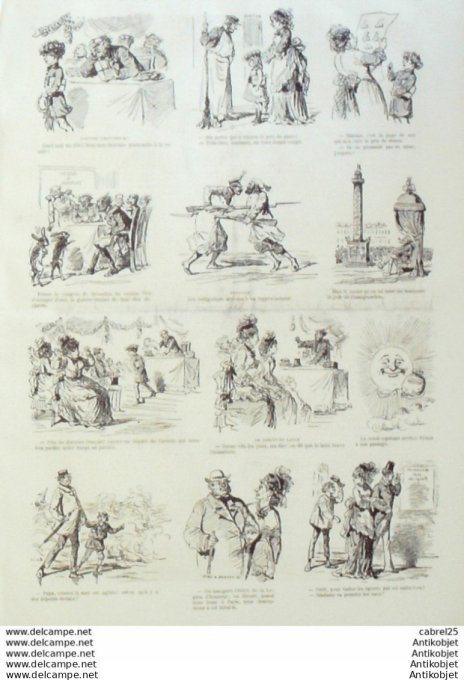 Le Monde illustré 1874 n°908 Bazeilles (08) Brest (29) Nantes (44) Suède Stockholm Drottwingholm Bel