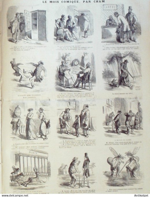 Le Monde illustré 1866 n°499 Italie Venise St-Marc Passage des Patriarches St-Emilion (33)