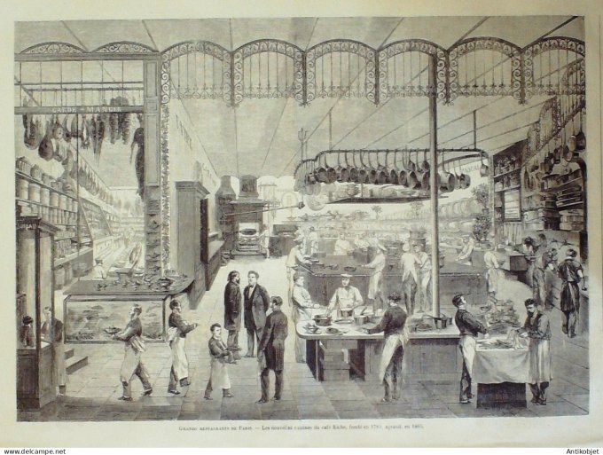 Le Monde illustré 1866 n°499 Italie Venise St-Marc Passage des Patriarches St-Emilion (33)