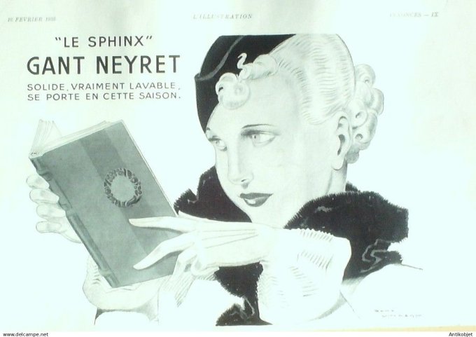 Publicité Lingerie Neyret 1935