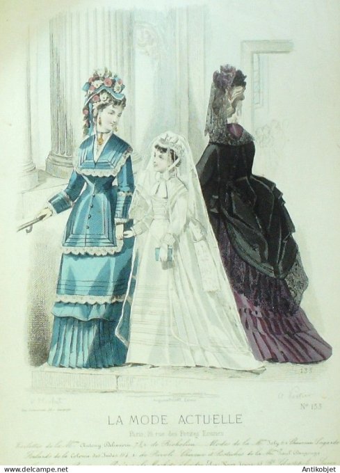 La Mode actuelle 1850 # 133 (Maison Delieuvin)