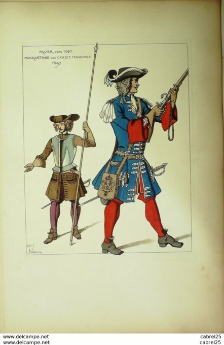 Mousquetaire piquier en 1680