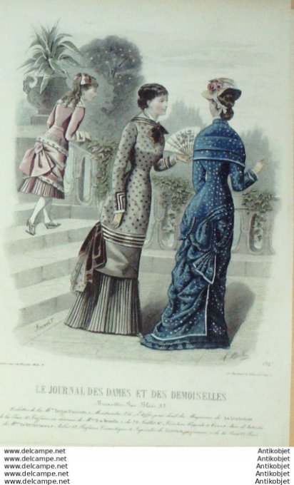 Journal des Dames Demoiselles 1880 # 1712 (Maison Degon-Pointude)