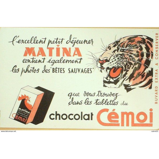 Buvard CEMOI Chocolat