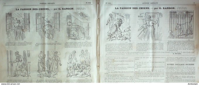 Le Journal Amusant 1880 # 1252 Souvenirs de Cherbourg par Leonnec