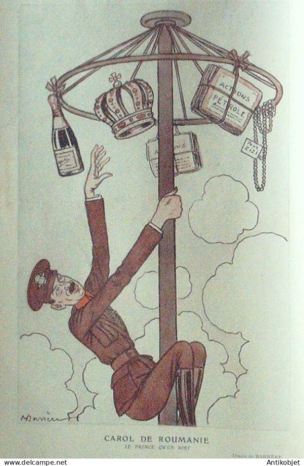 Fantasio 493 1927 Droit Bonnotte Bernard Carre Giffey Brule