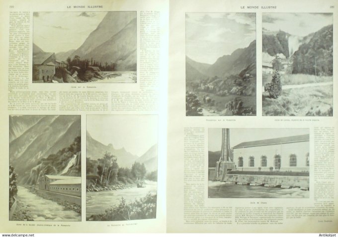 Le Monde illustré 1902 n°2375 Bagnères (31) Siam Bangkok Malaisie Kelantan Arleux (59) Bulgarie Chip