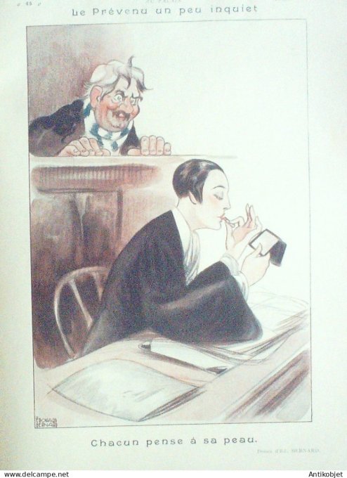 Fantasio 493 1927 Droit Bonnotte Bernard Carre Giffey Brule