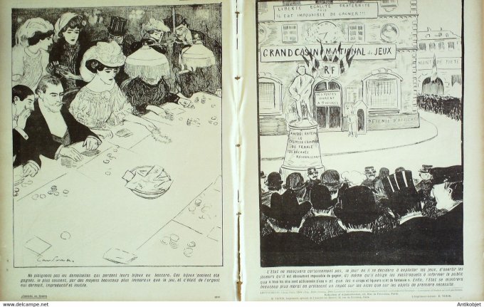 L'Assiette au beurre 1907 n°307 Les Jeux Kirchner Ostoya Wagner