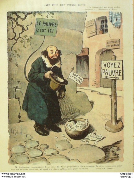 Le Rire 1919-03-15 #  11 Journal humoristique Ed.Originale Socialisme Pdt Erbert