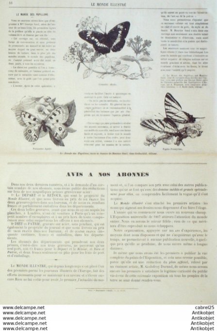 Le Monde illustré 1867 n°508 Allemagne Rois Harz Italie Ferrare Nanterre (92)