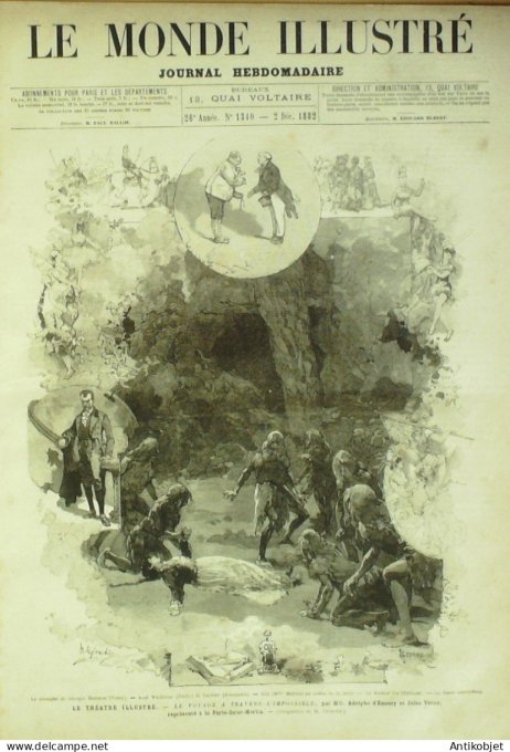 Le Monde illustré 1882 n°1340 Nacy (57) Hongrie Budapest Russie Vas li-Nogara