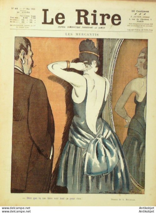 Le Rire 1920-05- 1 #  65 Journal humoristique Ed.Originale Mercantis