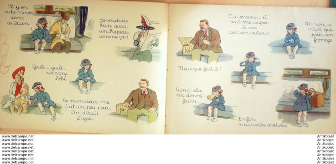 Bibiche chez tante Gertrude (Blanchard) Eo 1947