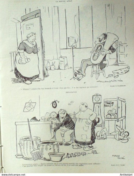 Le Rire 1913-07-26 # 547 Journal humoristique Ed.Originale Le mouchoir