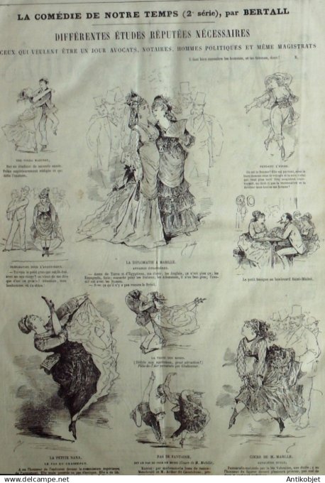 Le Journal Amusant 1874 #  955 Les Tsiganes par Stop