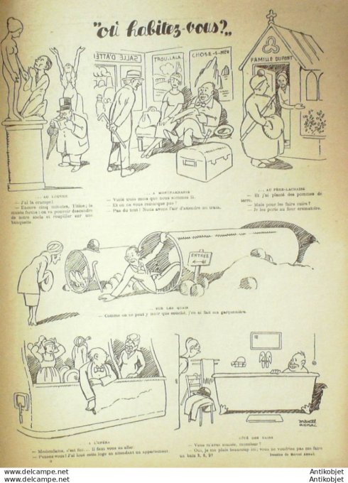 Le Rire 1920-05- 1 #  65 Journal humoristique Ed.Originale Mercantis