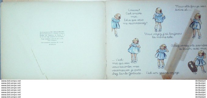 Bibiche chez tante Gertrude (Blanchard) Eo 1947