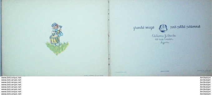 Bibiche chez tante Gertrude (Blanchard) Eo 1947