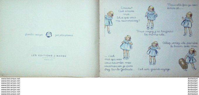 Bibiche chez tante Gertrude (Blanchard) Eo 1947